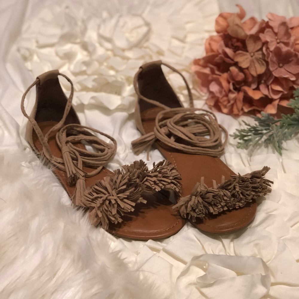 Tan sandals